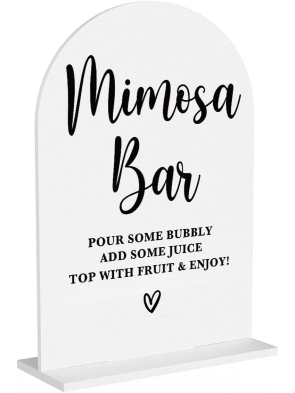 Acrylic Wedding Signs, Bridal Shower Decorations, Mimosa Bar Signs for Reception
